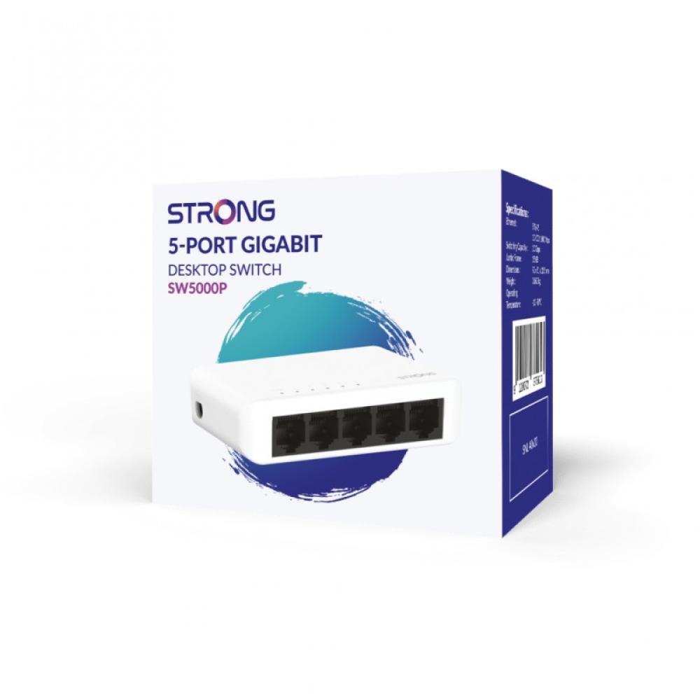 Strong - SW5000P switch Gigabit Ethernet (10/100/1000) Blanco