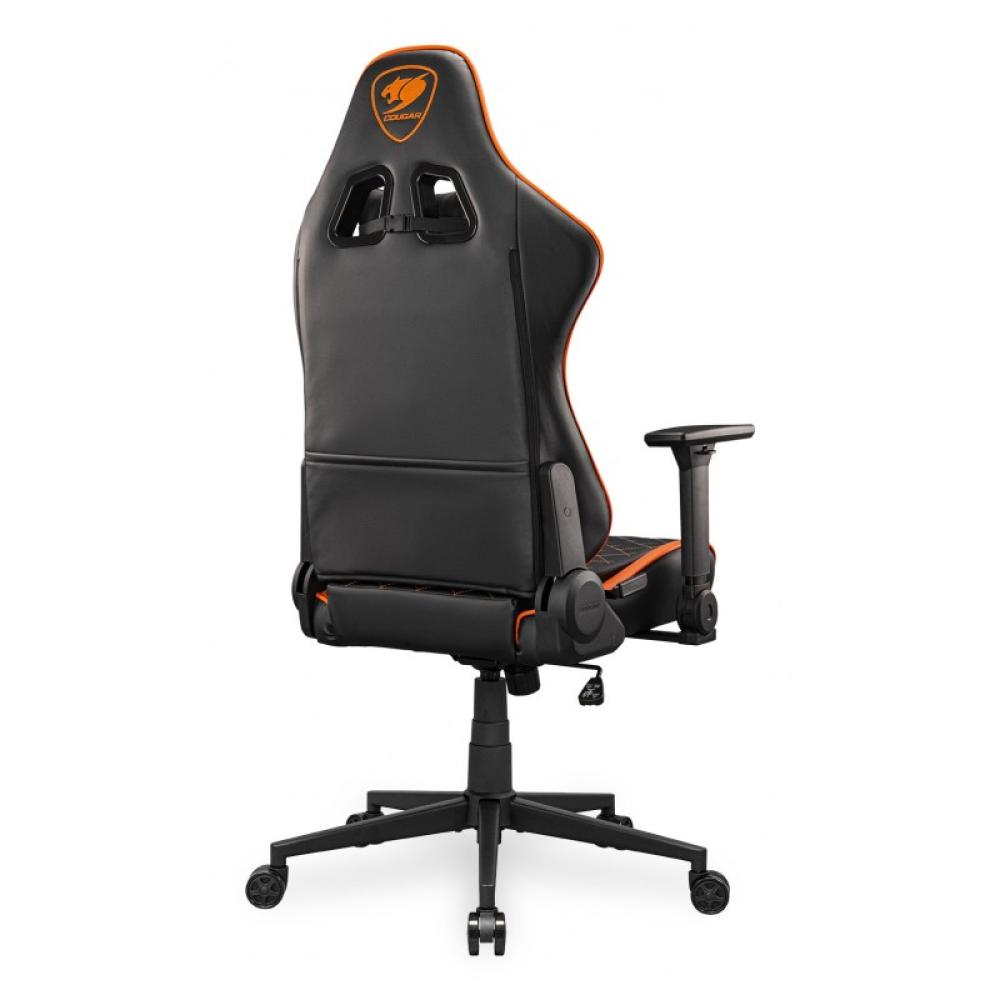 COUGAR - CGR-AO2 Asiento acolchado tapizado Negro, Naranja