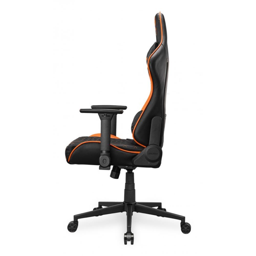 COUGAR - CGR-AO2 Asiento acolchado tapizado Negro, Naranja