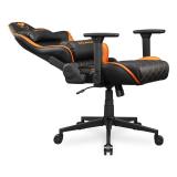 COUGAR - CGR-AO2 Asiento acolchado tapizado Negro, Naranja