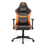 COUGAR - CGR-AO2 Asiento acolchado tapizado Negro, Naranja