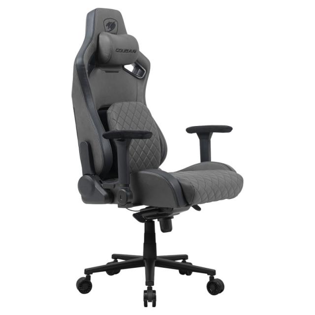 COUGAR - CGR-DSF-GRB Silla para videojuegos universal Asiento acolchado Gris
