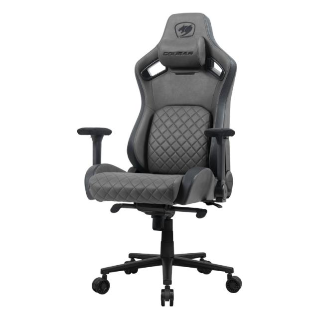 COUGAR - CGR-DSF-GRB Silla para videojuegos universal Asiento acolchado Gris