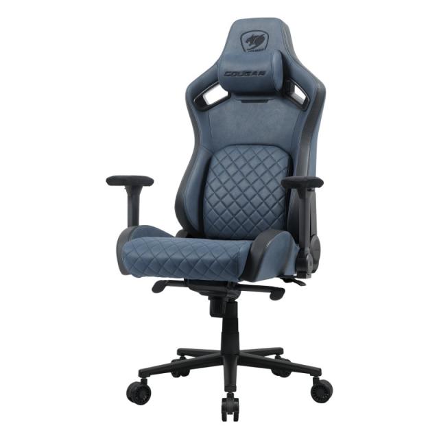 COUGAR - CGR-DSF-BUB Silla para videojuegos universal Asiento acolchado Marina