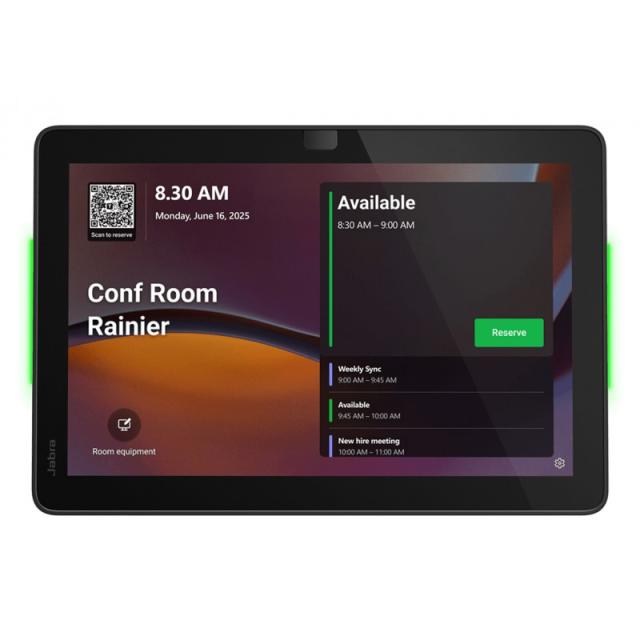 Jabra - Scheduler UC 25,6 cm (10.1") 1920 x 1200 Pixeles 802.11a, 802.11b, 802.11g, Wi-Fi 4 (802.11n), Wi-Fi 5 (802.11ac) Negro
