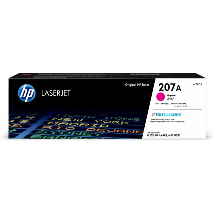 HP - Cartucho de tóner Original 207A LaserJet magenta