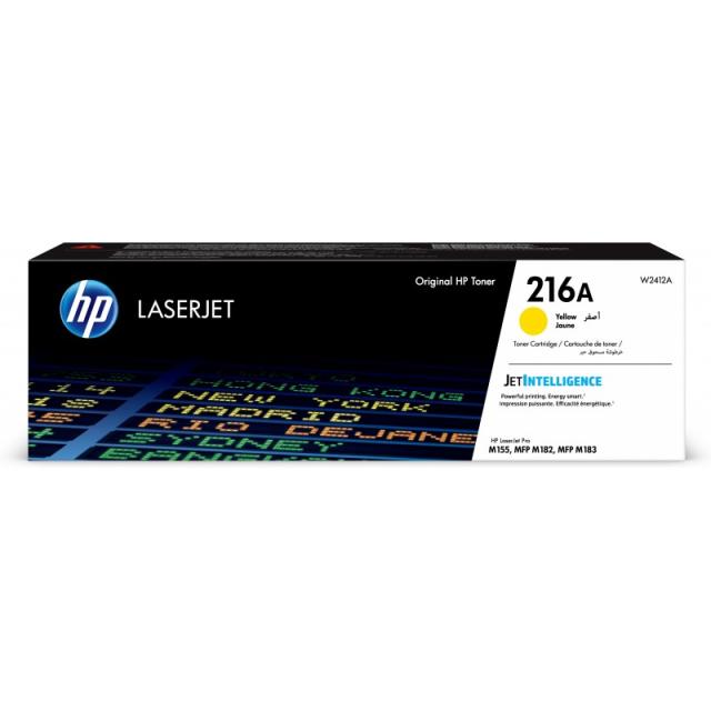 HP - Cartucho de tóner Original 216A LaserJet amarillo
