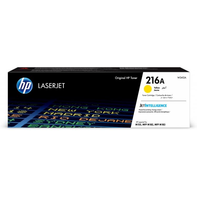 HP - Cartucho de tóner Original 216A LaserJet amarillo