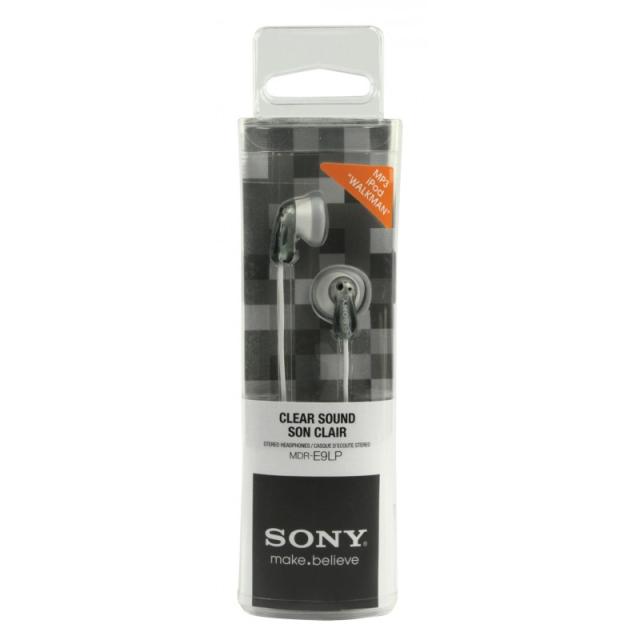 Sony - MDR-E9LP AURICULARES BOTON BLANCO Y GRIS