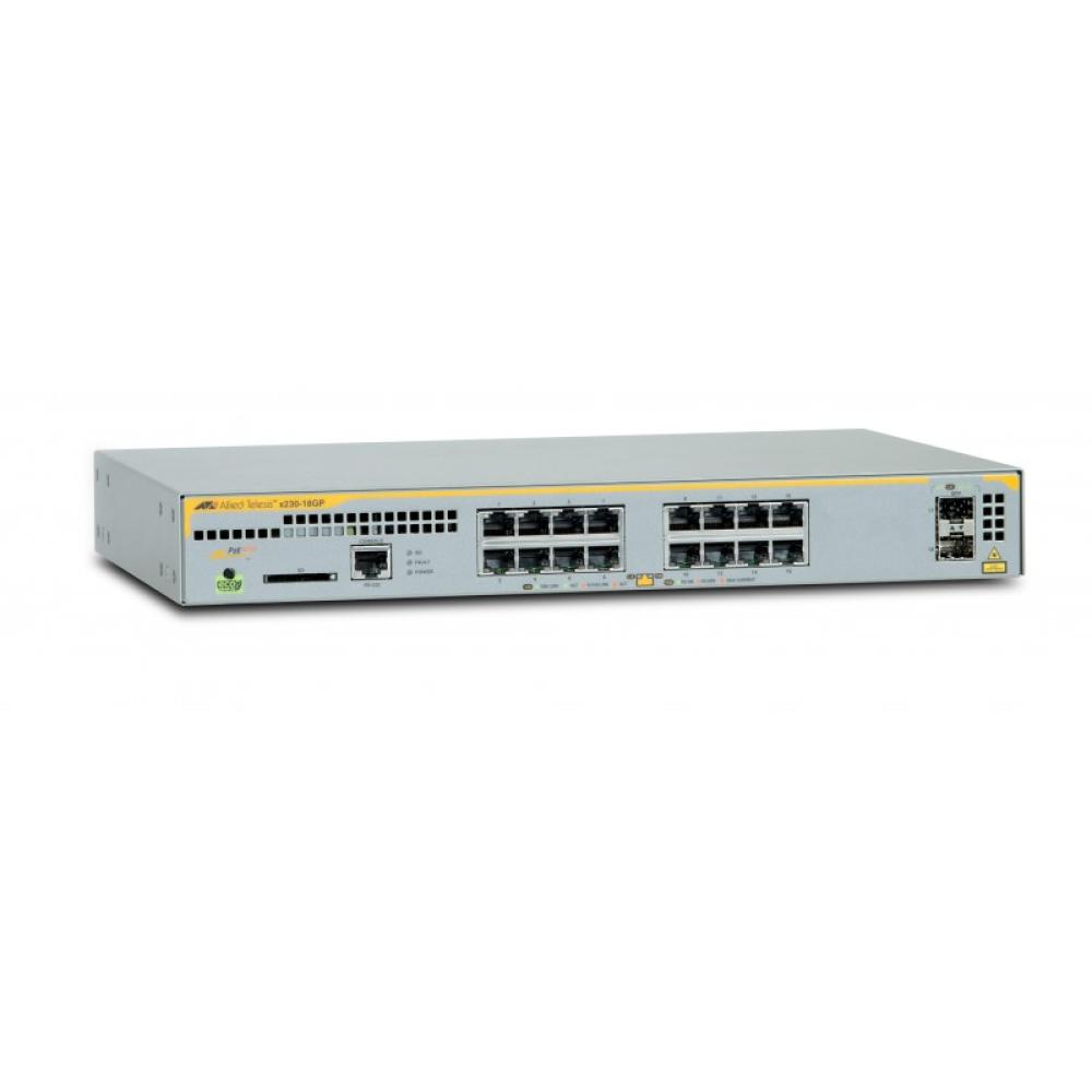 Allied Telesis - AT-x230-18GP-50 Gestionado L2+ Gigabit Ethernet (10/100/1000) Energía sobre Ethernet (PoE) Gris