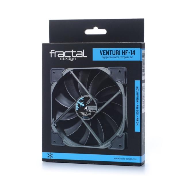 Fractal Design - Venturi HF-14 Carcasa del ordenador Ventilador 14 cm Negro, Gris
