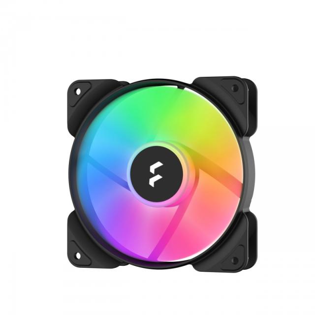Fractal Design - Aspect 12 RGB PWM Carcasa del ordenador Ventilador 12 cm Negro 3 pieza(s)