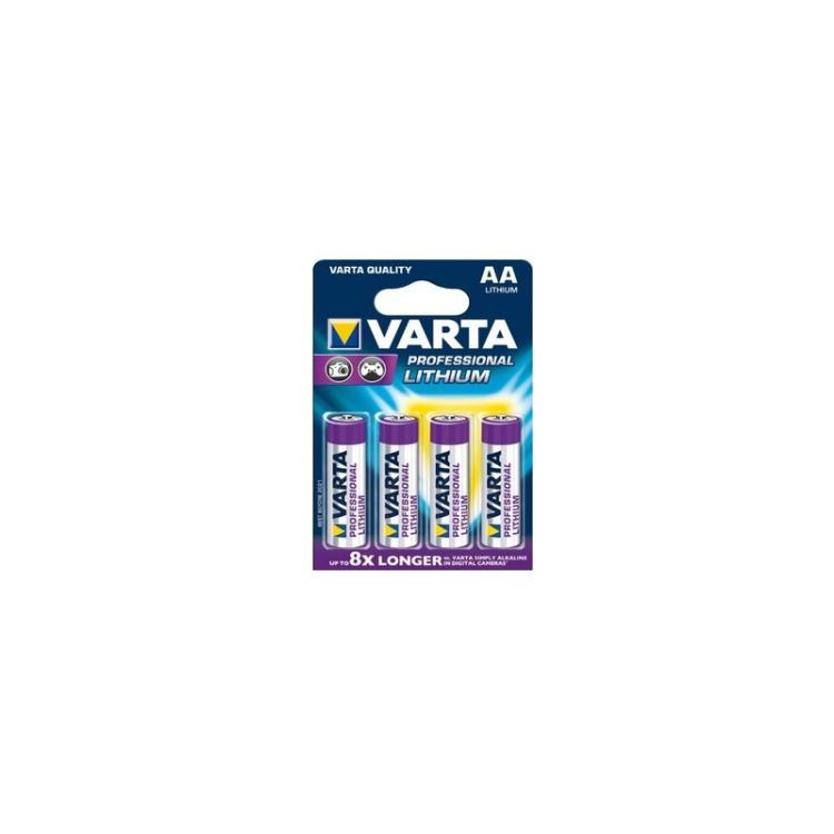 Varta - 4x AA Lithium Batería de un solo uso Litio