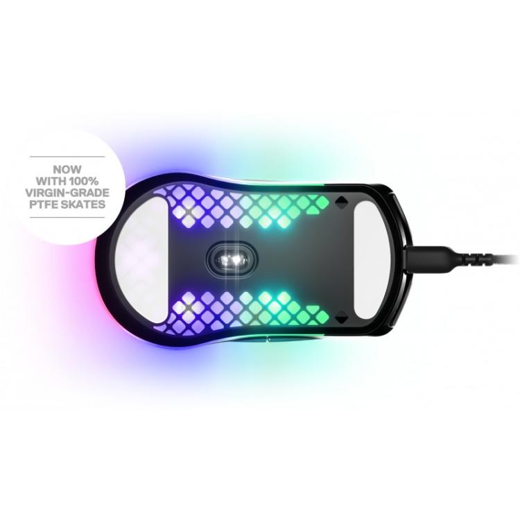 Steelseries - Aerox 3 ratón Juego mano derecha USB Tipo C Óptico 8500 DPI - 62611