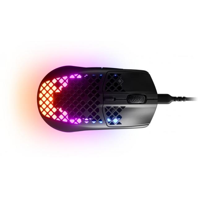Steelseries - Aerox 3 ratón Juego mano derecha USB Tipo C Óptico 8500 DPI - 62611