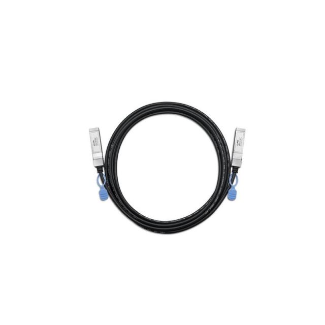 Zyxel - DAC10G-3M Cable de fibra óptica e InfiniBand SFP+ Negro