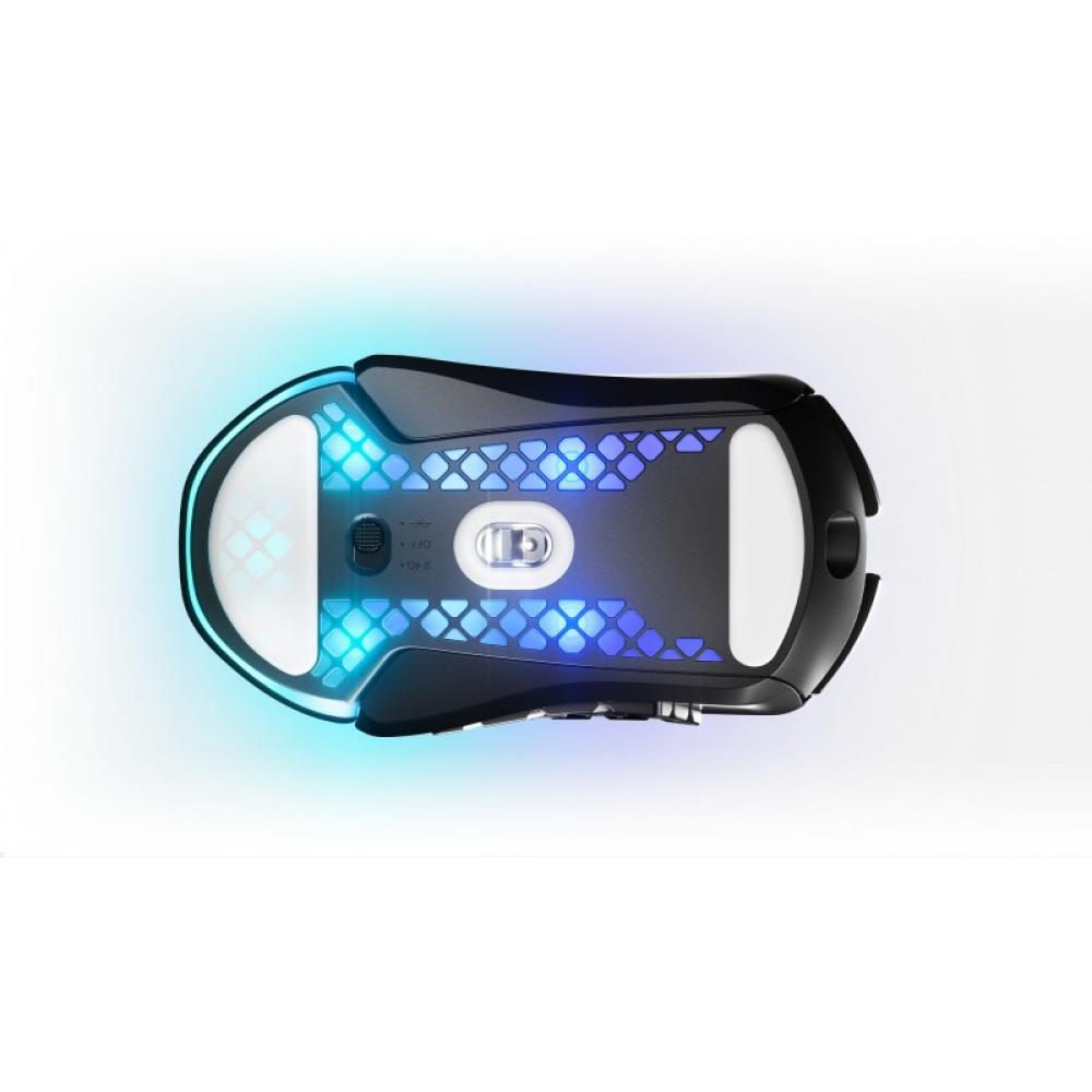 Steelseries - Aerox 9 ratón Juego Ambidextro RF Wireless + Bluetooth Óptico 18000 DPI