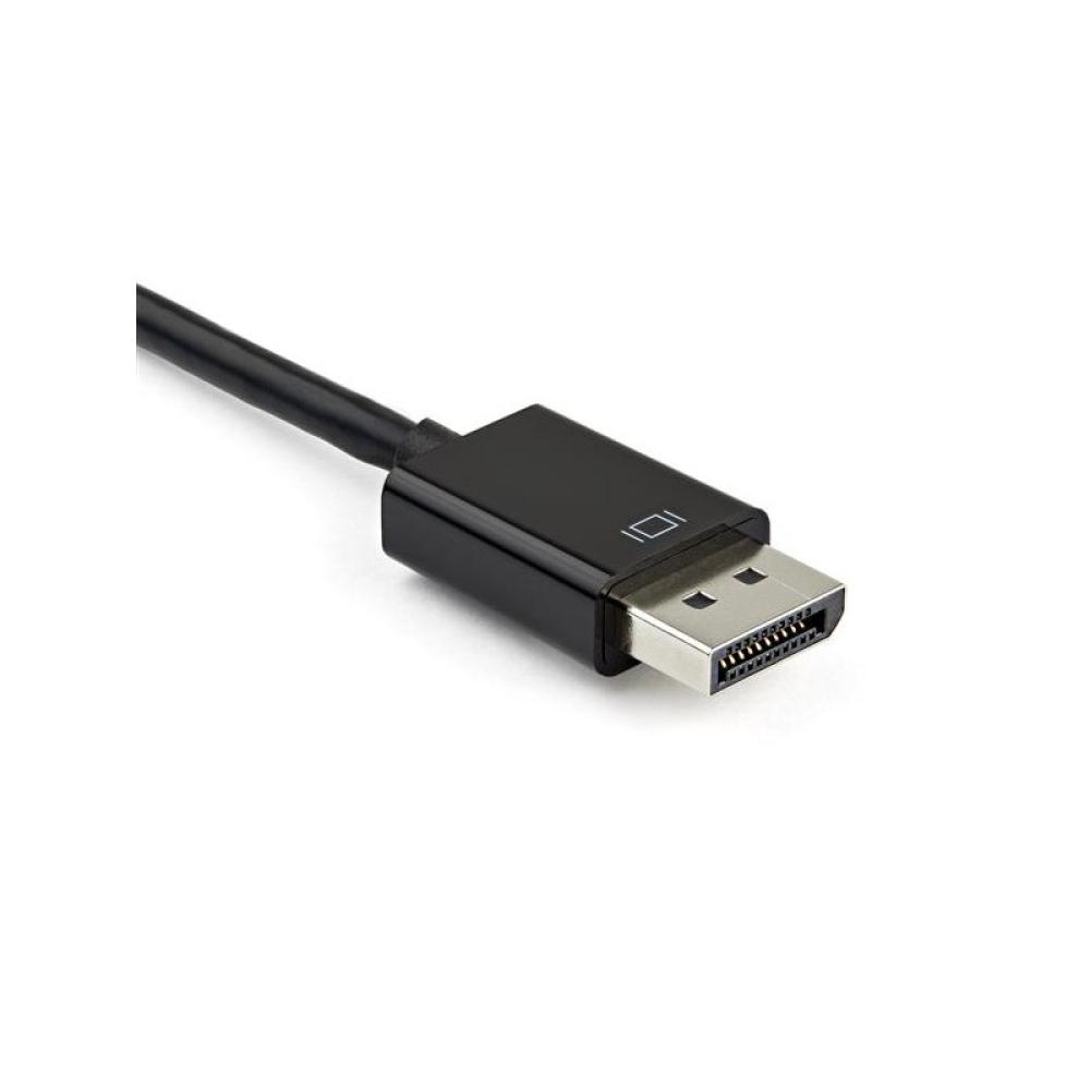 StarTech.com - Adaptador DisplayPort a HDMI VGA - Dongle Convertidor DisplayPort 1.2 HBR2 a HDMI 2.0 (4K 60Hz) o VGA 1080p - Ada