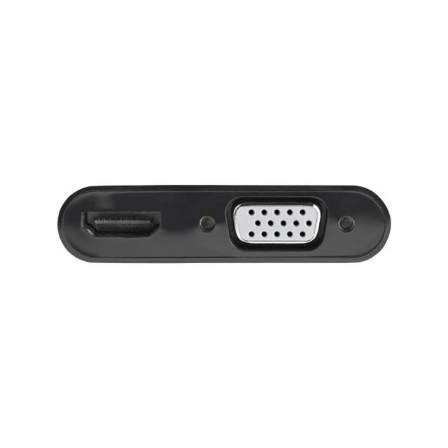 StarTech.com - Adaptador DisplayPort a HDMI VGA - Dongle Convertidor DisplayPort 1.2 HBR2 a HDMI 2.0 (4K 60Hz) o VGA 1080p - Ada