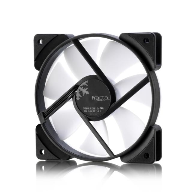 Fractal Design - Prisma AL-12 PWM Carcasa del ordenador Ventilador 12 cm Negro, Blanco 1 pieza(s)