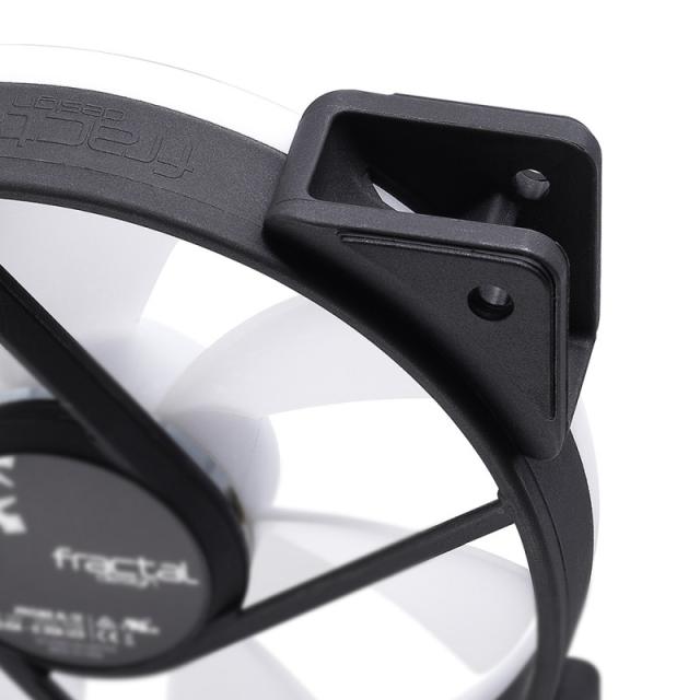 Fractal Design - Prisma AL-12 PWM Carcasa del ordenador Ventilador 12 cm Negro, Blanco 1 pieza(s)