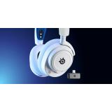 Steelseries - ARCTIS NOVA 7P WHITE Auriculares Inalámbrico Diadema Juego Bluetooth Azul, Blanco
