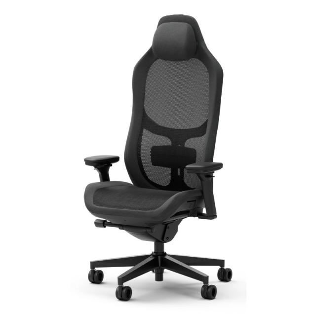 Fractal Design - FD-CH-RE1M-01 silla para videojuegos Silla para videojuegos de PC Asiento acolchado Negro