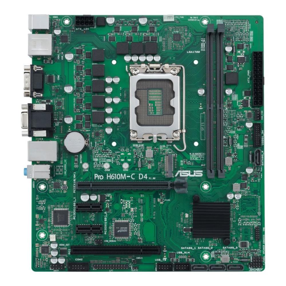 ASUS - PRO H610M-C D4-CSM Intel H610 LGA 1700 micro ATX
