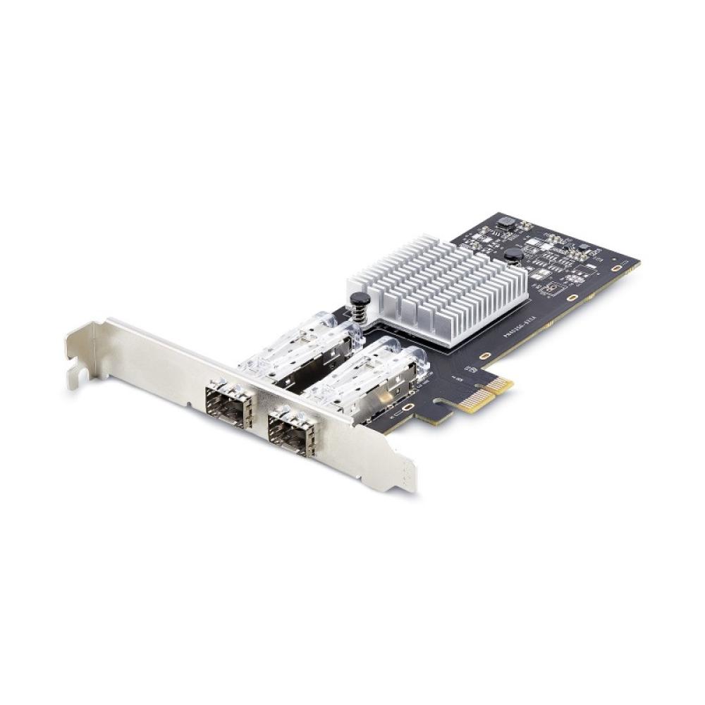 StarTech.com - Tarjeta PCIe 2.1x1 de Red de Fibra Óptica/Cobre Ethernet 1Gb SFP de 2 Puertos - Chipset Controlador Intel I350-AM