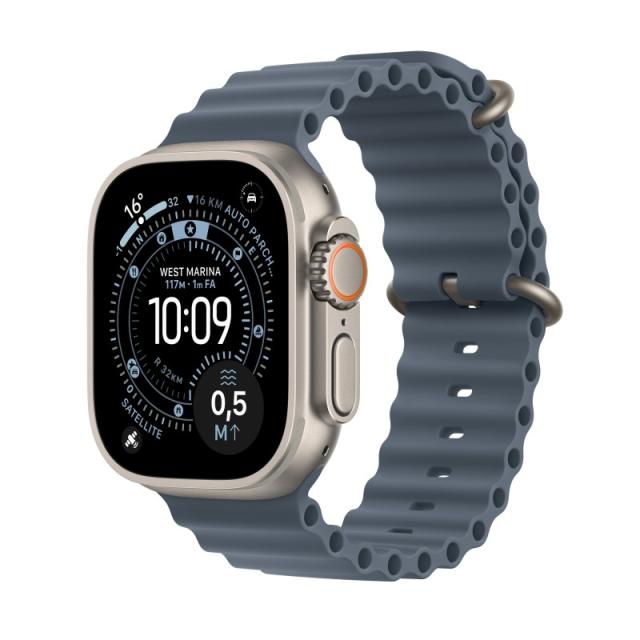 Apple - Watch Ultra 3 OLED 49 mm Digital 422 x 514 Pixeles Pantalla táctil 5G Titanio Wifi GPS (satélite) - MEWH4QL/A