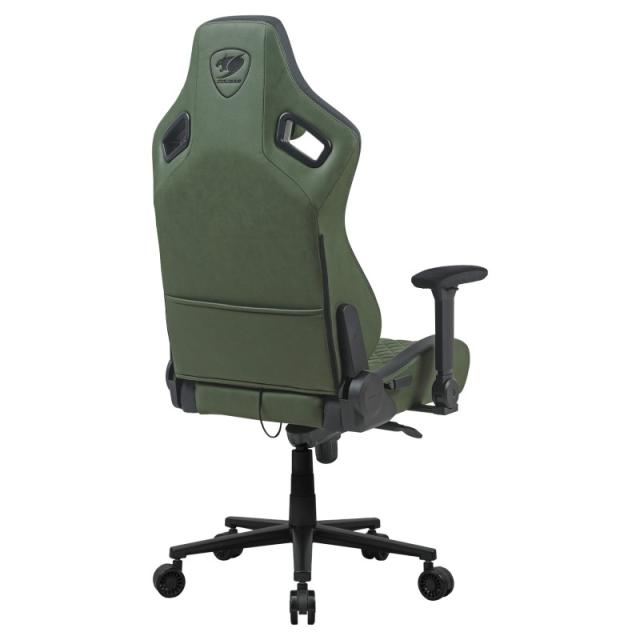 COUGAR - DEFENSOR S ARMY GREEN F Silla para videojuegos universal Asiento acolchado Verde