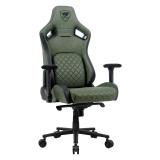 COUGAR - DEFENSOR S ARMY GREEN F Silla para videojuegos universal Asiento acolchado Verde