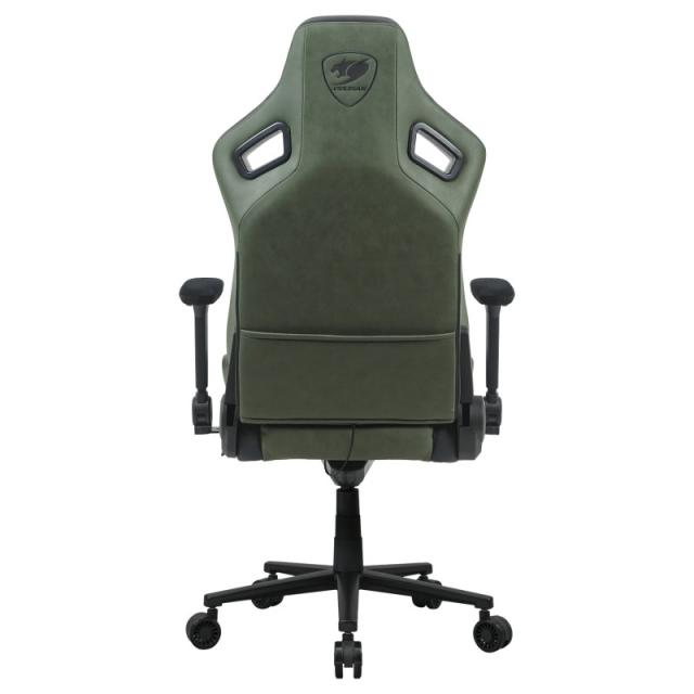 COUGAR - DEFENSOR S ARMY GREEN F Silla para videojuegos universal Asiento acolchado Verde