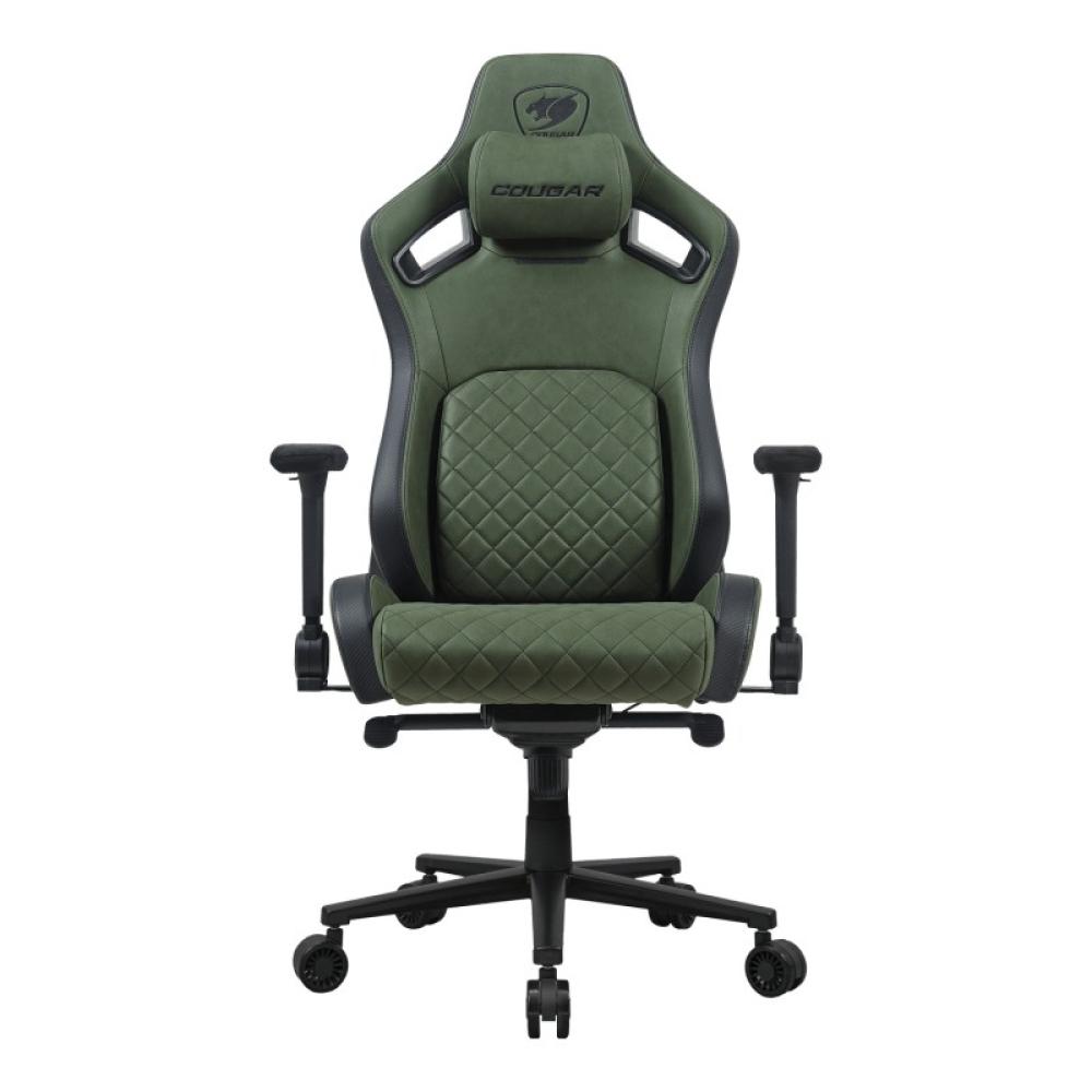 COUGAR - DEFENSOR S ARMY GREEN F Silla para videojuegos universal Asiento acolchado Verde