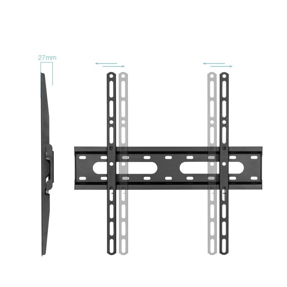 TooQ - Soporte Fijo de pared para pantallas 32"- 70", Negro - LP1072F-B