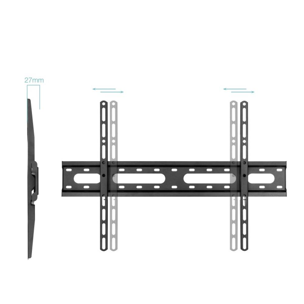 TooQ - Soporte Fijo de pared para pantallas 37"- 80", Negro - LP1082F-B