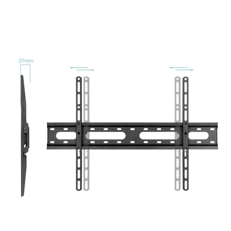 TooQ - Soporte Fijo de pared para pantallas 37"- 80", Negro - LP1082F-B