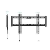 TooQ - Soporte Fijo de pared para pantallas 37"- 80", Negro - LP1083F-B