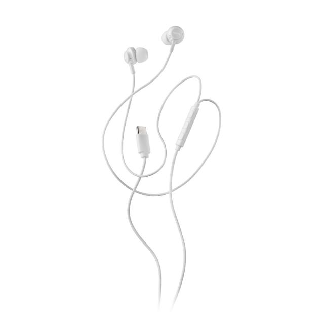 NGS - CROSS STEP Auriculares Alámbrico Dentro de oído Llamadas/Música USB Tipo C Blanco