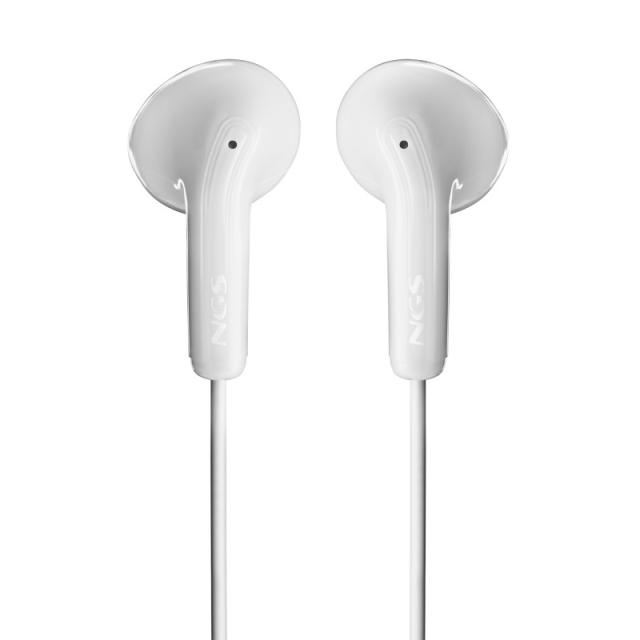 NGS - CROSS GLIDE Auriculares Alámbrico Dentro de oído Llamadas/Música USB Tipo C Blanco