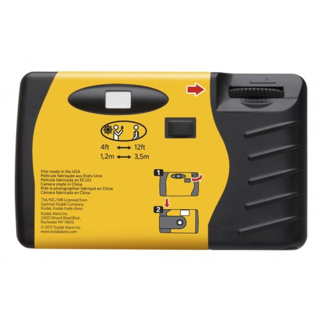 Kodak - Daylight Cámara analógica compacta 35 mm Negro, Amarillo