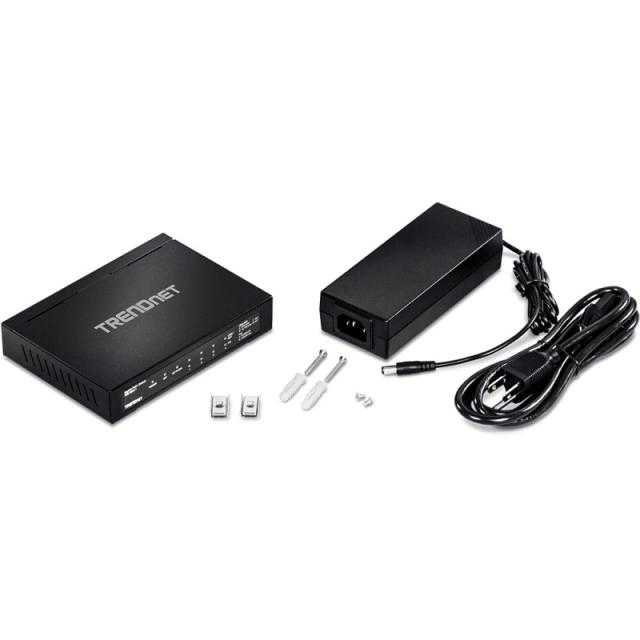 Trendnet - TPE-TG611 switch Gigabit Ethernet (10/100/1000) Energía sobre Ethernet (PoE) Negro