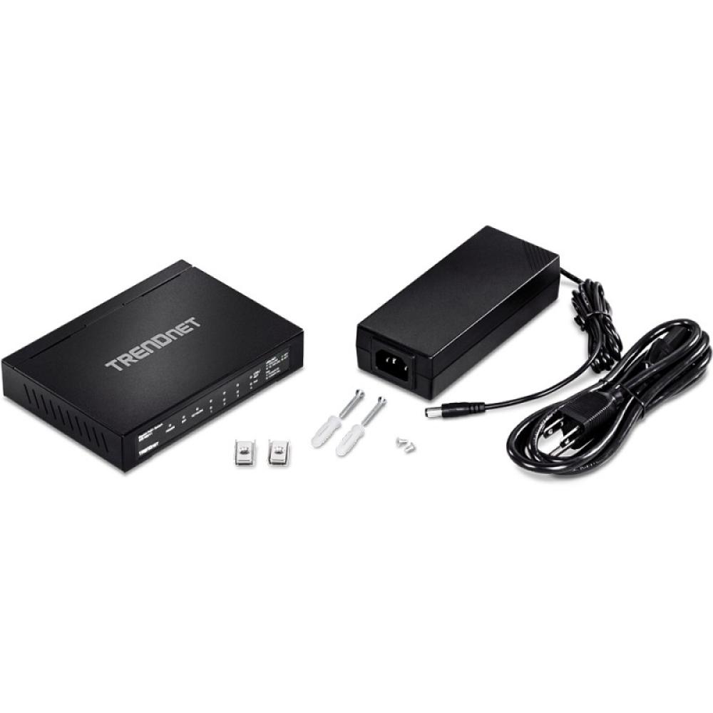 Trendnet - TPE-TG611 switch Gigabit Ethernet (10/100/1000) Energía sobre Ethernet (PoE) Negro