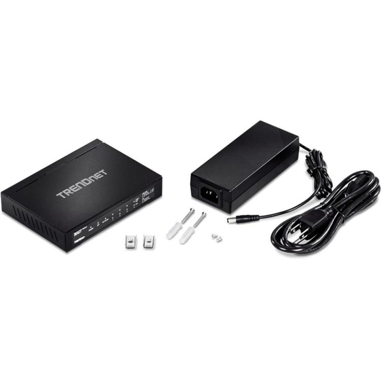 Trendnet - TPE-TG611 switch Gigabit Ethernet (10/100/1000) Energía sobre Ethernet (PoE) Negro