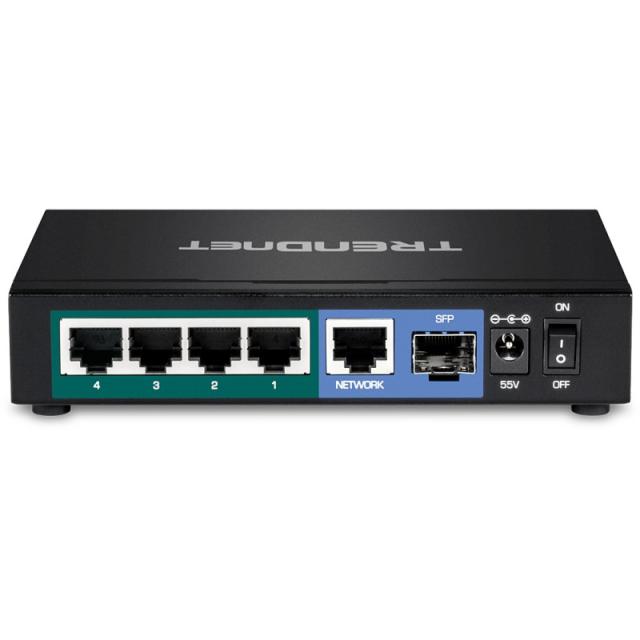 Trendnet - TPE-TG611 switch Gigabit Ethernet (10/100/1000) Energía sobre Ethernet (PoE) Negro