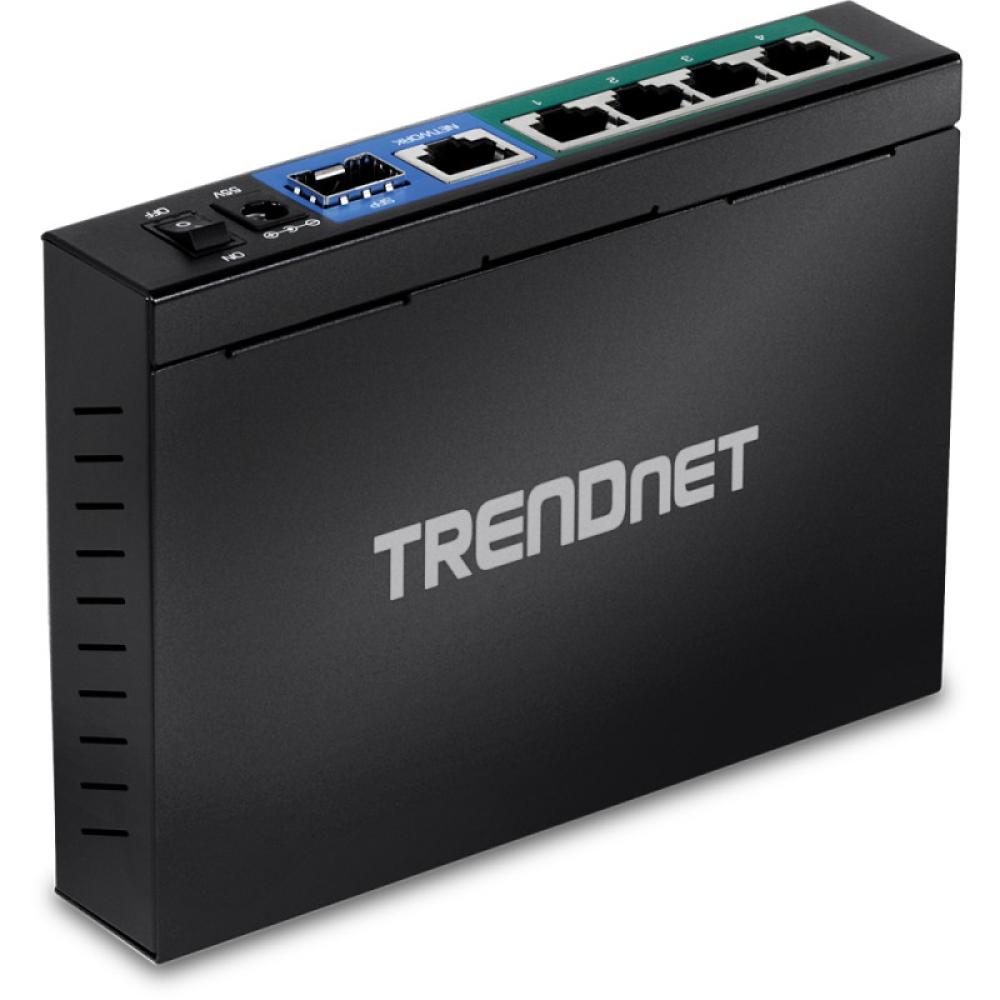 Trendnet - TPE-TG611 switch Gigabit Ethernet (10/100/1000) Energía sobre Ethernet (PoE) Negro