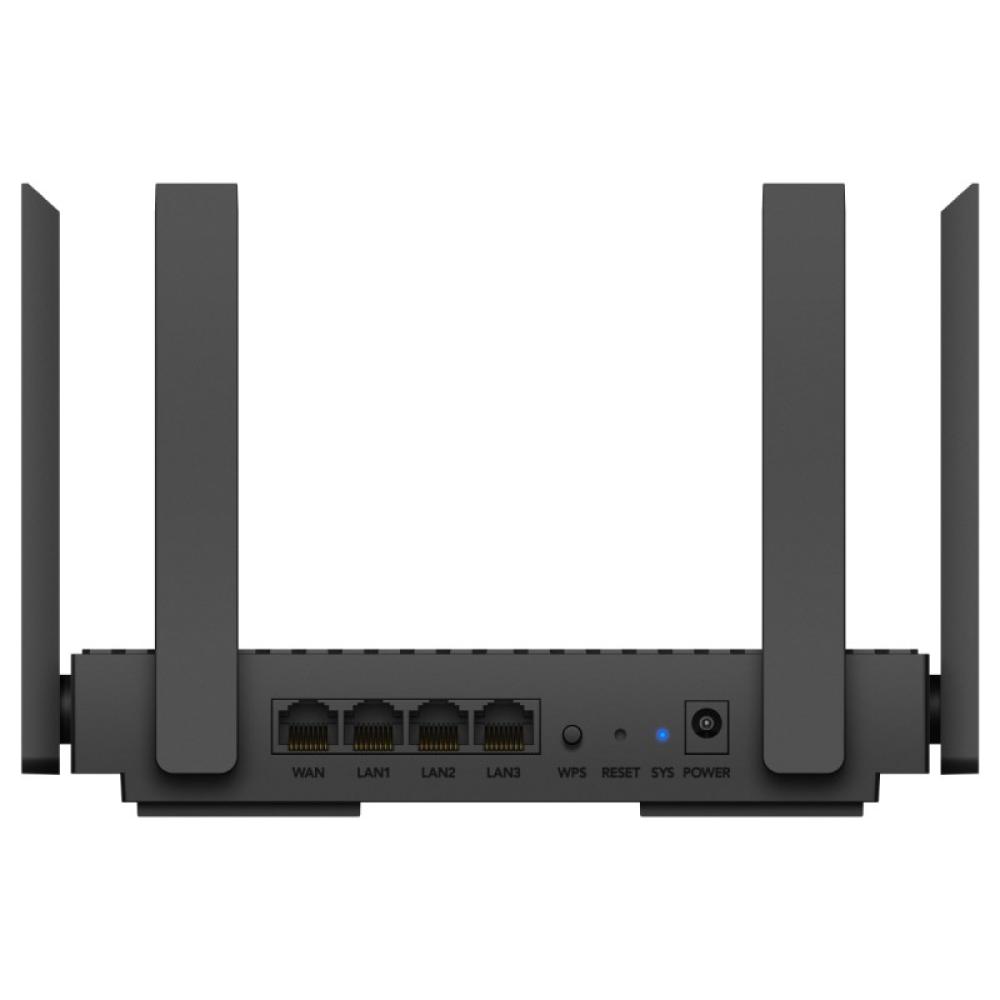 Cudy - WR1500 router inalámbrico Gigabit Ethernet Doble banda (2,4 GHz / 5 GHz) Negro