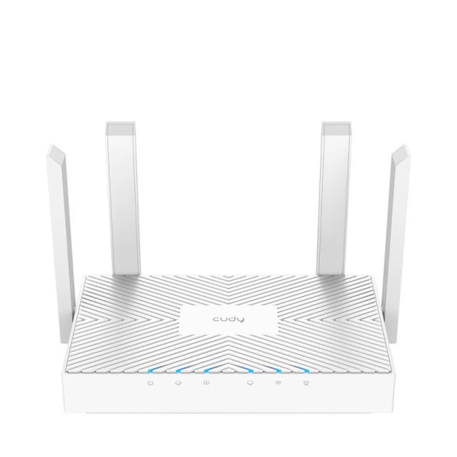 Cudy - WR1300E router inalámbrico Gigabit Ethernet Doble banda (2,4 GHz / 5 GHz) Blanco