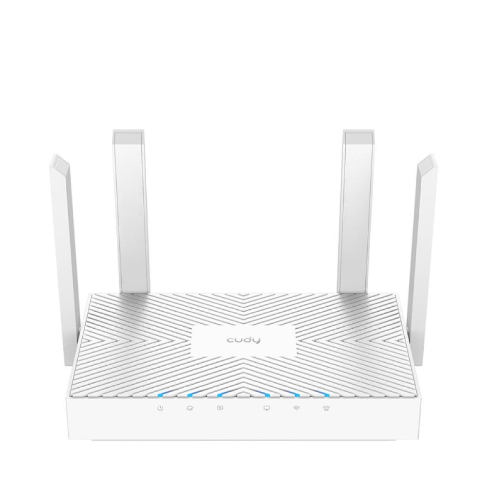 Cudy - WR1300E router inalámbrico Gigabit Ethernet Doble banda (2,4 GHz / 5 GHz) Blanco