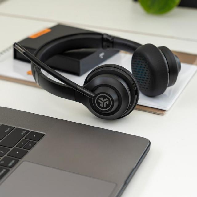 JLab - Go Work Gen 2 Auriculares Inalámbrico y alámbrico Diadema Llamadas/Música USB Tipo C Bluetooth Negro, Azul